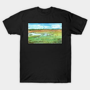 Saltwater Marsh Landscape T-Shirt